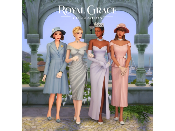 Maxis Match Royal Grace Collection - The Sims 4 Custom Content