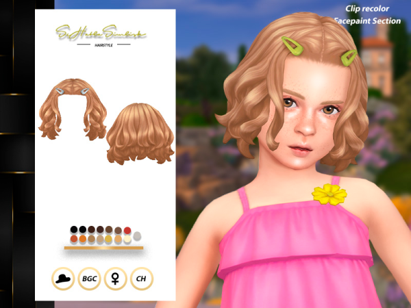 Maxis Match Jess Hairstyle for Children by sehablasimlish - The Sims 4 Custom Content
