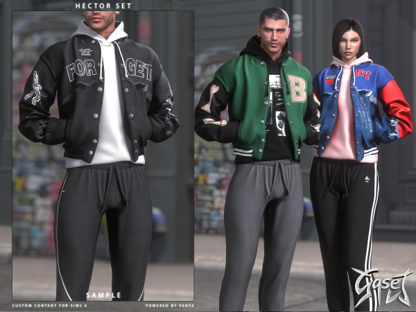 Alpha Hector Pants by gasetsims - The Sims 4 Custom Content