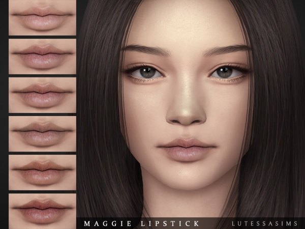 Alpha Maggie Lipstick - The Sims 4 Custom Content