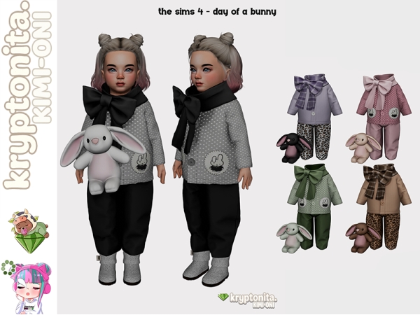 Maxis Match Day of a bunny - The Sims 4 Custom Content