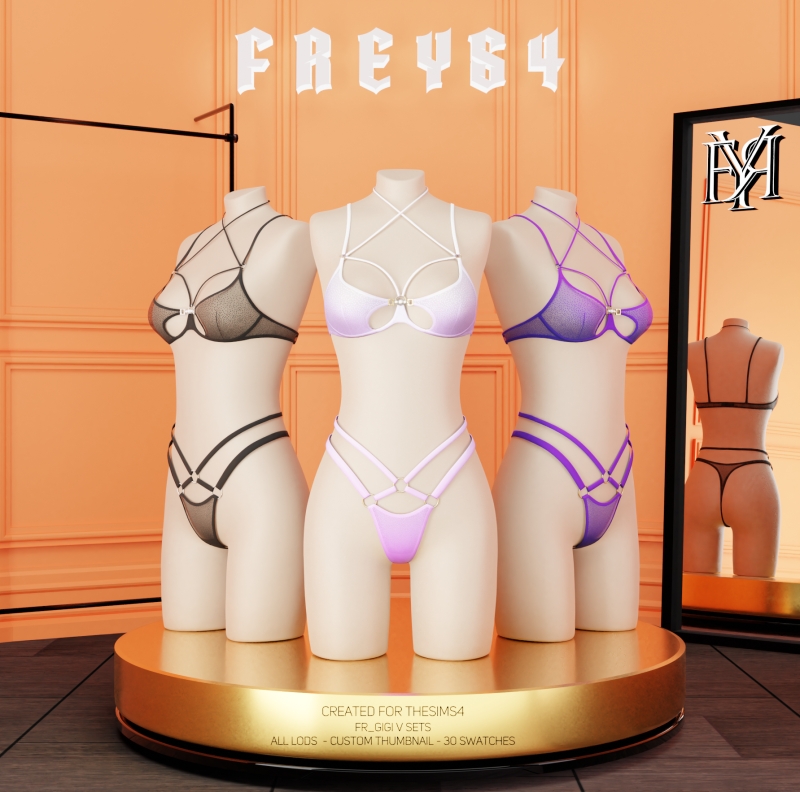Alpha FR_Gigi V Sets by freys4 - The Sims 4 Custom Content