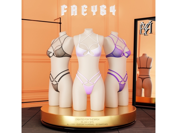 Alpha FR_Gigi V Sets - The Sims 4 Custom Content