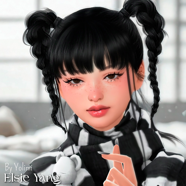 Alpha Elsie Yang by Yolimi - The Sims 4 Custom Content