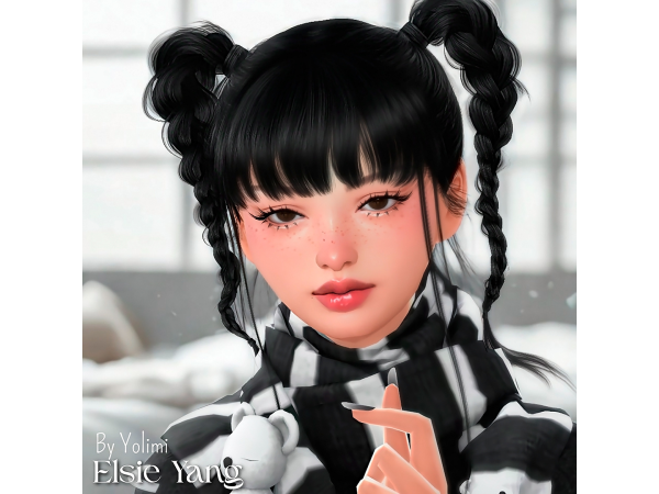 Alpha Elsie Yang by Yolimi - The Sims 4 Custom Content