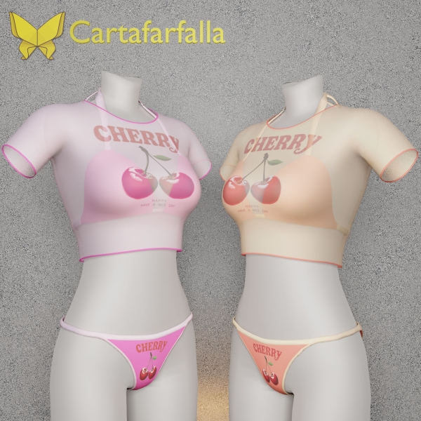 Alpha Cartafarfalla Cherelle set by cartafarfalla - The Sims 4 Custom Content