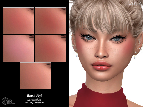 Alpha tsr Blush N36 - The Sims 4 Custom Content