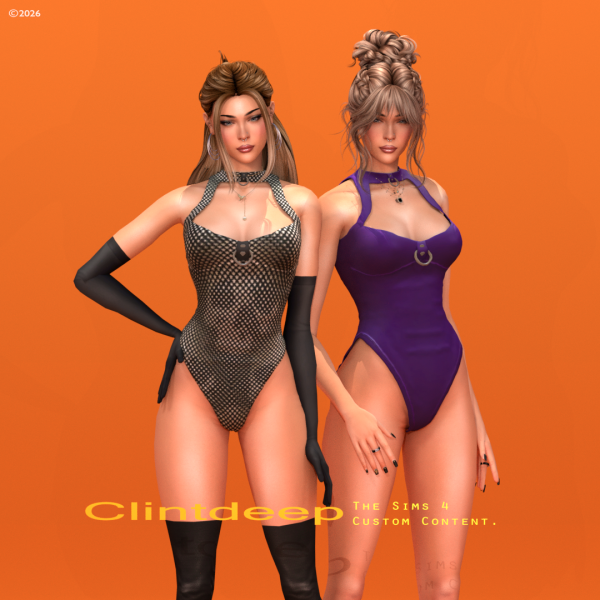 Alpha Clintdeep Chloe Bodysuit by clintdeep - The Sims 4 Custom Content