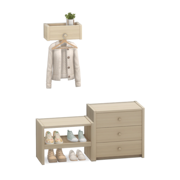 Maxis Match Mini Entry by simsfinds - The Sims 4 Custom Content