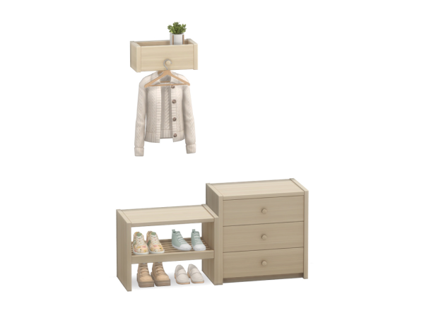 Maxis Match Mini Entry by gua_cc - The Sims 4 Custom Content