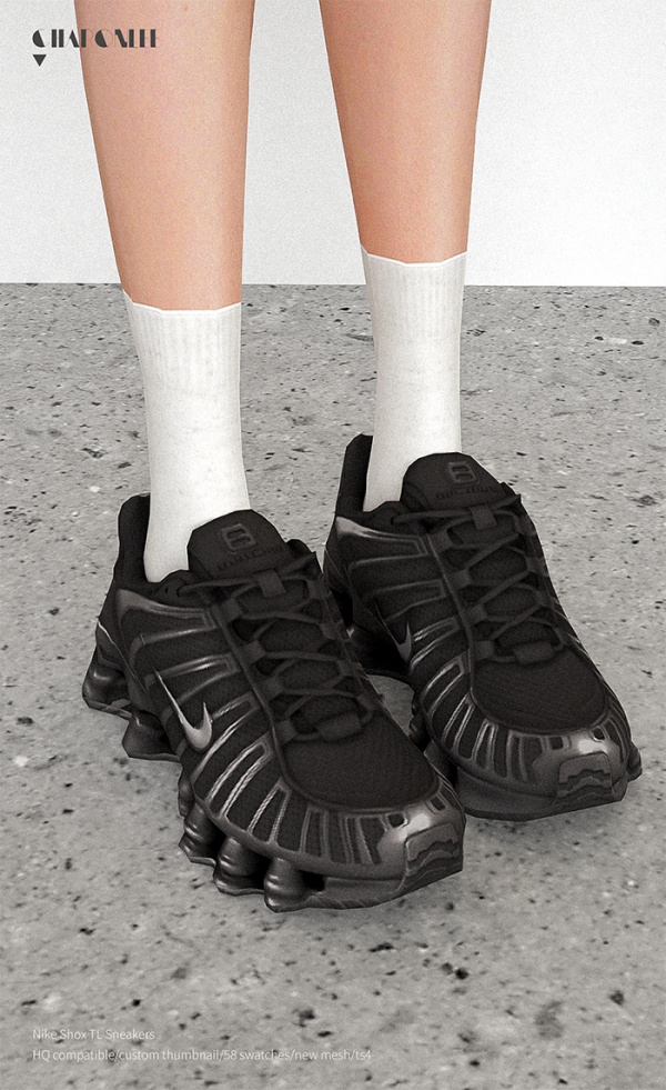 Alpha Nike Shox TL Sneakers by simsfinds - The Sims 4 Custom Content