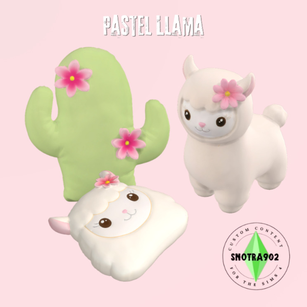 Maxis Match Pastel Llama by simsfinds - The Sims 4 Custom Content