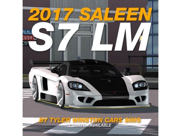 Alpha Tyler Winston Cars 2017 Saleen S7 LM - The Sims 4 Custom Content