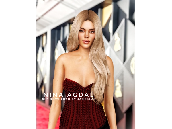 Alpha Nina Agdal (Sim Download) - The Sims 4 Custom Content