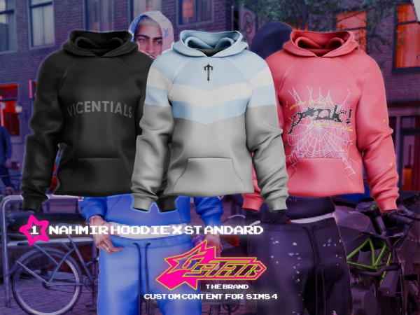 Alpha GSTAR Nahmir Hoodie (Standard Version) - The Sims 4 Custom Content