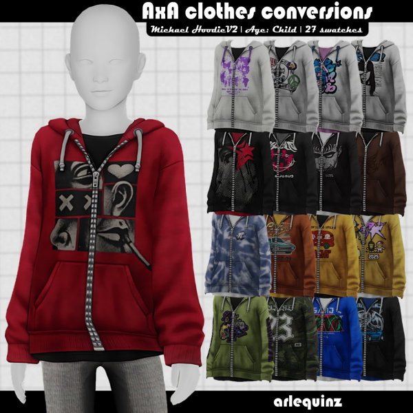 Maxis Match [arlequinz] Child conversions by simsfinds - The Sims 4 Custom Content