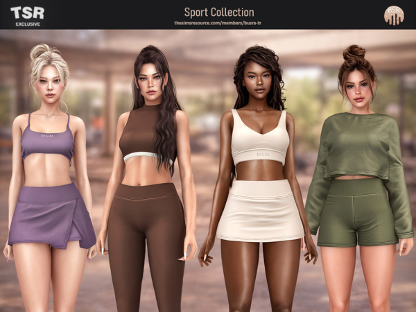 Alpha SET Sport Collection BD1663 - The Sims 4 Custom Content