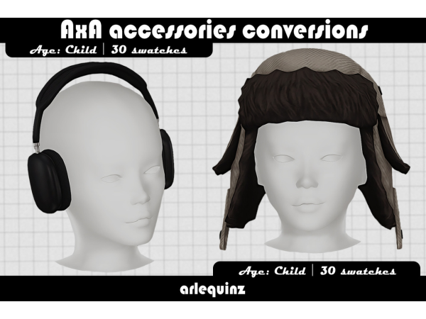 Maxis Match [arlequinz] Child conversions - The Sims 4 Custom Content