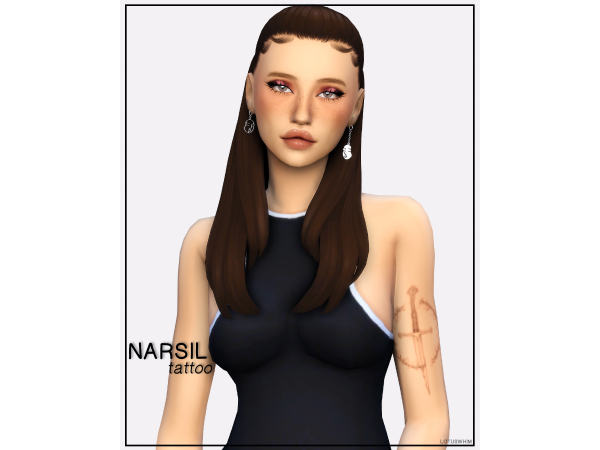 Mix Narsil Tattoo Set - The Sims 4 Custom Content