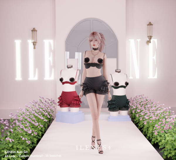 Alpha ILN Ibuki Lingerie by ilenes4 - The Sims 4 Custom Content