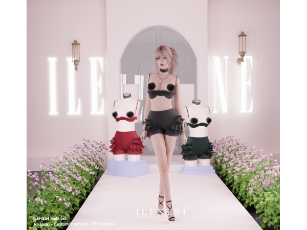 Alpha ILN Ibuki Lingerie - The Sims 4 Custom Content