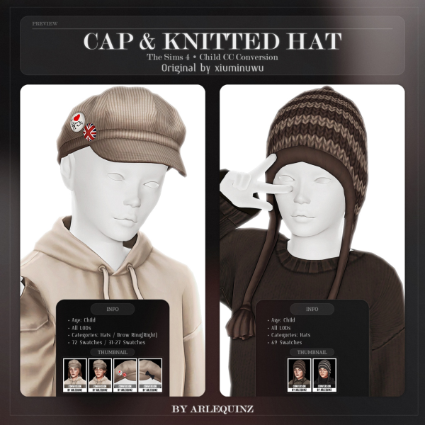 Maxis Match [arlequinz] Child conversions (xiuminuwu) 2 by simsfinds - The Sims 4 Custom Content