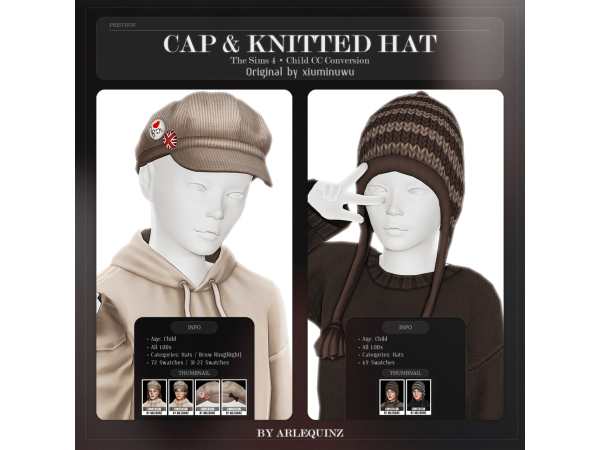 Maxis Match [arlequinz] Child conversions (xiuminuwu) 2 - The Sims 4 Custom Content