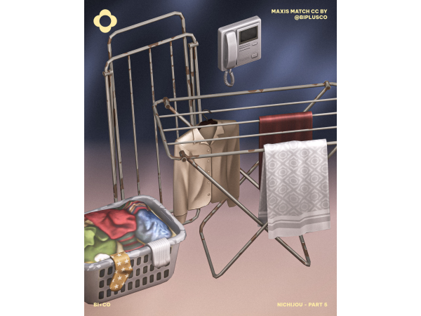 Maxis Match Nichijou Part 5 by BIplusCO - The Sims 4 Custom Content