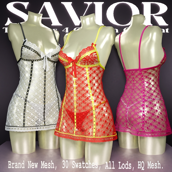 Alpha Svr_Dress Lace by saviorts4 - The Sims 4 Custom Content