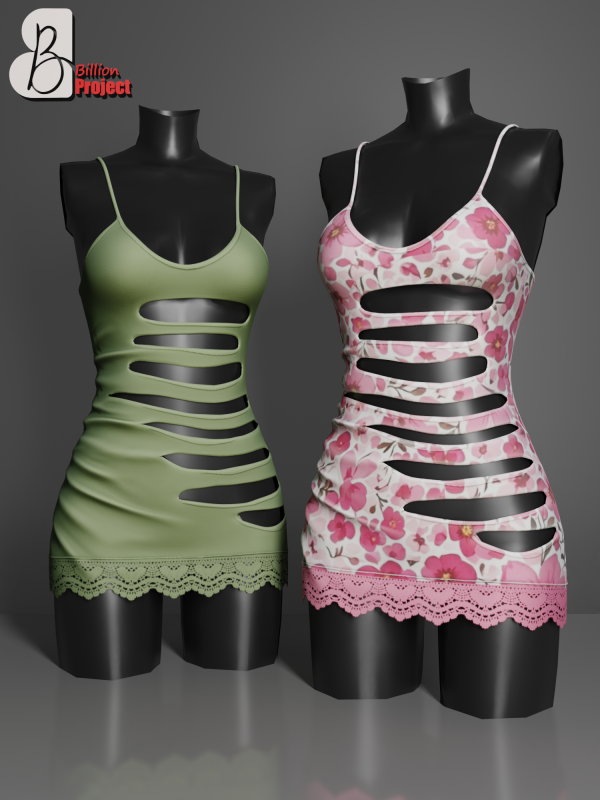Alpha BillionProject Hera Dress by billion_project666 - The Sims 4 Custom Content
