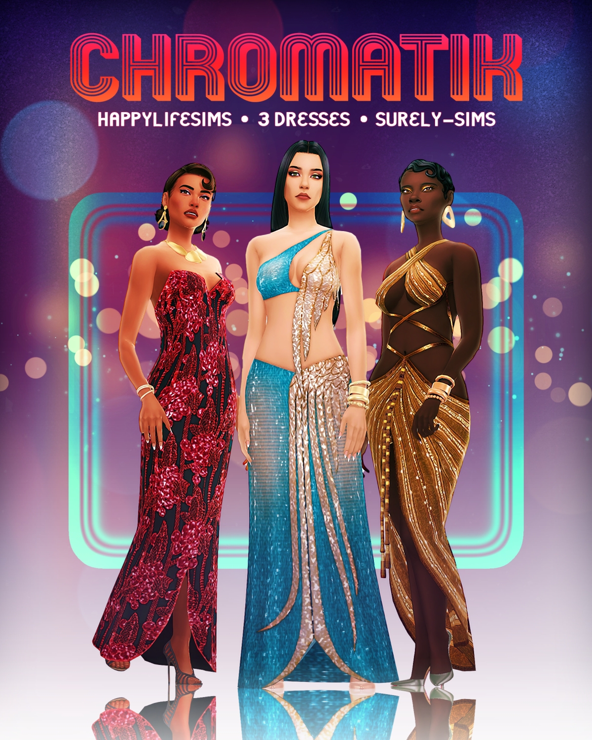 Maxis Match CHROMATIK Surelu x HappyLifeSims by simsfinds - The Sims 4 Custom Content