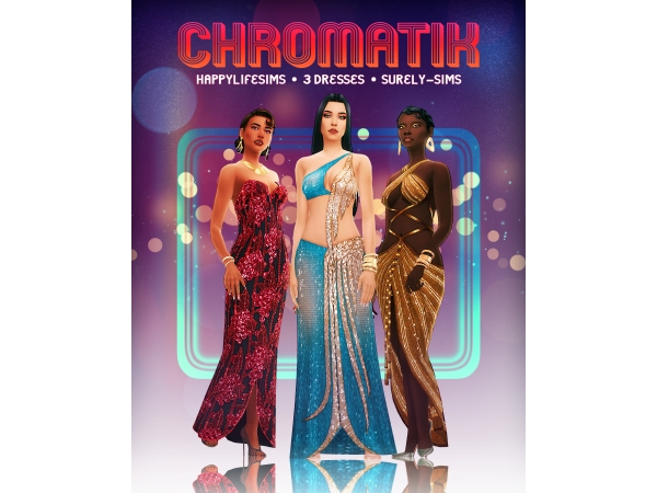 Maxis Match CHROMATIK Surelu x HappyLifeSims - The Sims 4 Custom Content