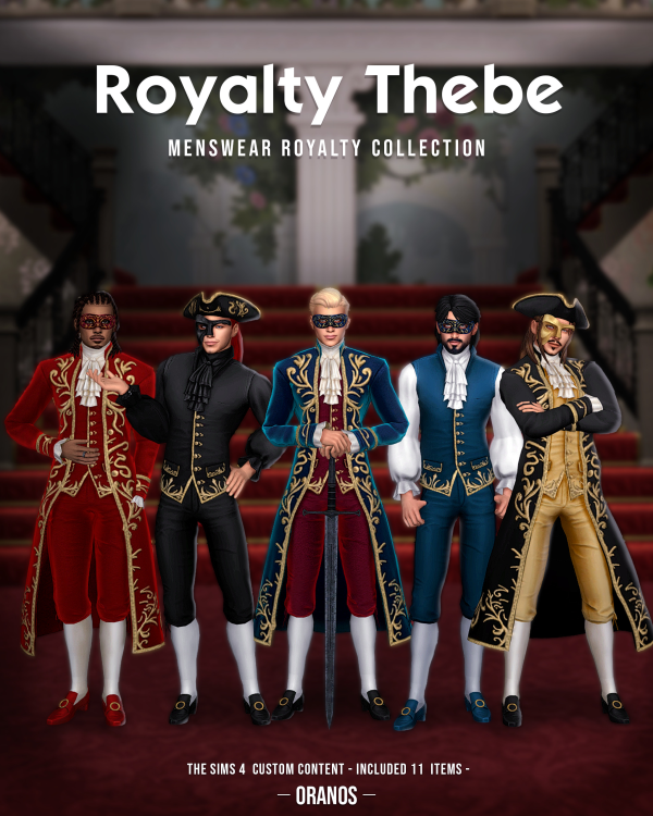 Maxis Match Royalty Thebe Collection by simsfinds - The Sims 4 Custom Content