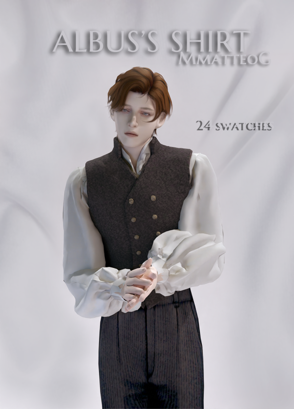 Alpha Albuss shirt ADvestshirt by simsfinds - The Sims 4 Custom Content