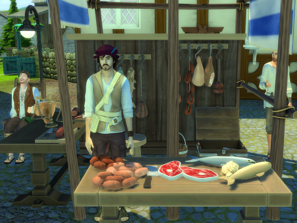 Alpha Medieval Marketplace Part 2 - The Sims 4 Custom Content