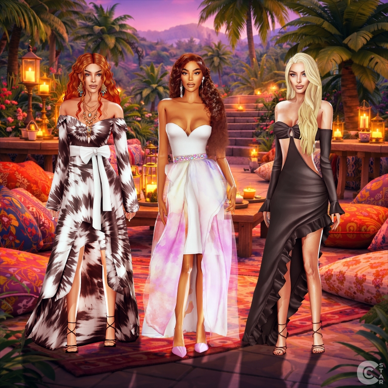 Maxis Match Sims 4 Sunset Glam Drop The Dresses Taking Over Your Game by cool_content_star - The Sims 4 Custom Content