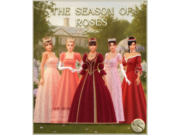 Maxis Match CAMUFLAJE The Season Of Roses Royal Collection Teaser - The Sims 4 Custom Content