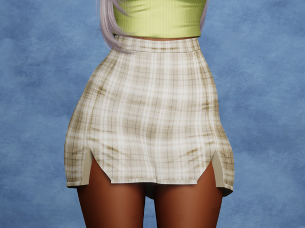 Alpha Far Away Skirt - The Sims 4 Custom Content