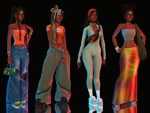 Mix lookbook by simsfinds - The Sims 4 Custom Content