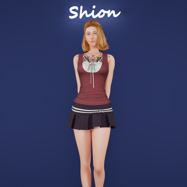 Alpha Shion Yuna Harajuku Rhythm Set by shion_sims - The Sims 4 Custom Content
