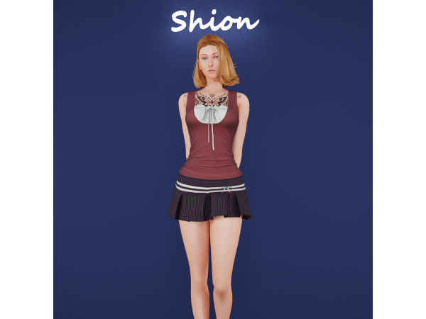 Alpha Shion Yuna Harajuku Rhythm Set - The Sims 4 Custom Content