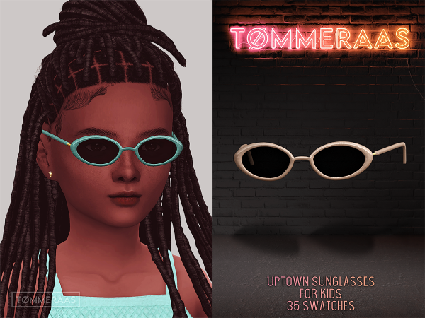 Mix TØMMERAAS Uptown Sunglasses for Kids by tommeraas - The Sims 4 Custom Content