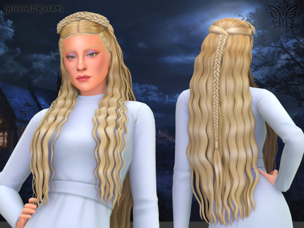 Mix Hair Lady Gaga Abracadabra by mirroreddreamscc - The Sims 4 Custom Content