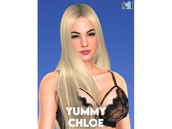 Alpha Sims 4 CAS Yummy Chloe - The Sims 4 Custom Content