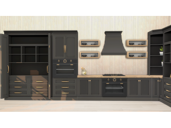 Maxis Match Modern Farm Kitchen by comiko - The Sims 4 Custom Content