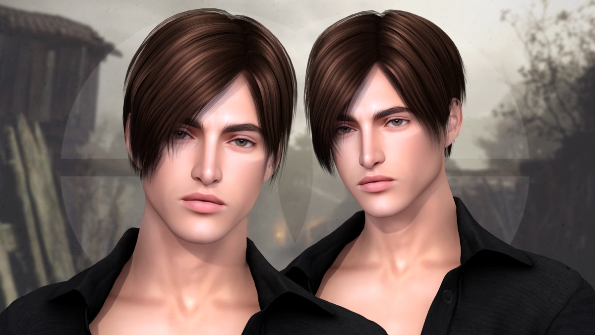 Alpha LEON HAIRSTYLE by modcollective - The Sims 4 Custom Content