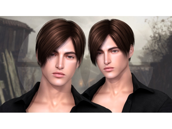 Alpha LEON HAIRSTYLE by DarkNighTt - The Sims 4 Custom Content