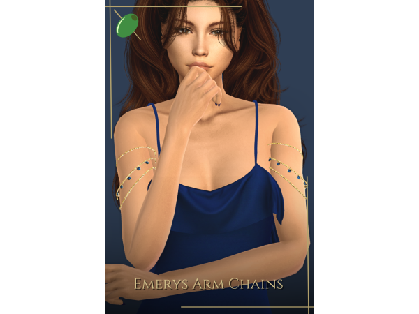 Alpha Emerys Arm Chains - The Sims 4 Custom Content