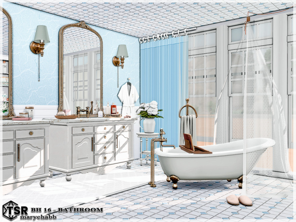 Mix BH16 bathroom - The Sims 4 Custom Content