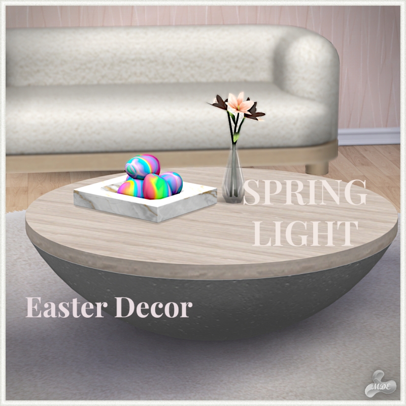 Maxis Match Spring Light Easter Decor by mde - The Sims 4 Custom Content